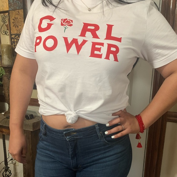 Bella Canvas Tops - Girl power t shirt